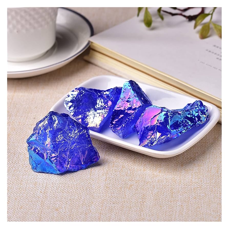 Amazon.co.jp: 天然石 1個の天然クリスタル鉱石の鉱物電解樹脂